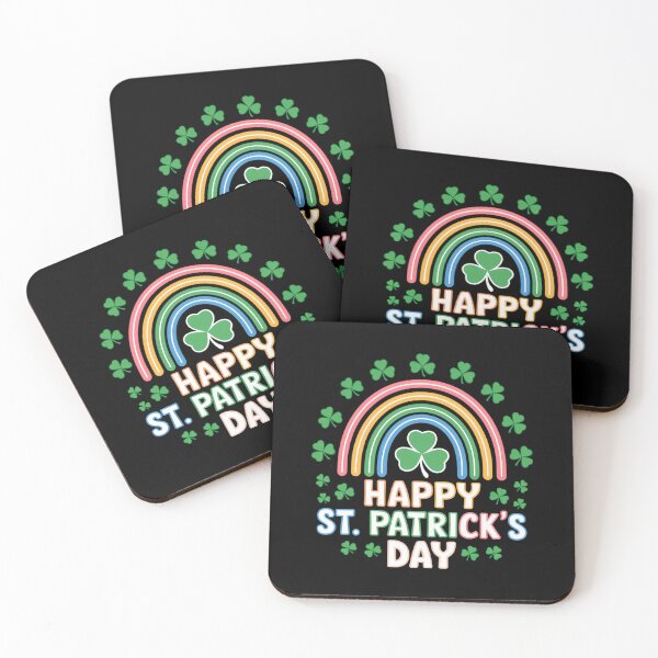 Item preview, Happy St Saint Patrick's Day Rainbow Girls Kids designed and sold by AsteriskDatBArt.