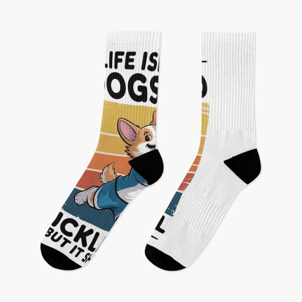 Item preview, Life Isn't All Dogs And Pickleball Corgi Dog and pickleball designed and sold by catsdothingz.