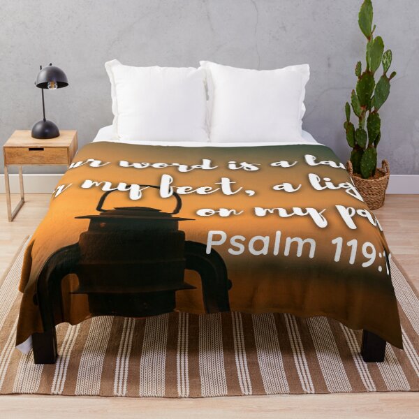 Item preview, Psalm 119:105 – Your Word Is a Lamp to My Feet Christian Design designed and sold by MoriaStore.