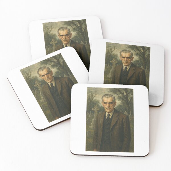 Item preview, Portrait Painting of Horror Movie Icon Boris Karloff designed and sold by Halifaxartguy.