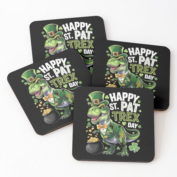 Item preview, Dinosaur St Patricks Day Happy St Pat Trex T rex Boys designed and sold by AsteriskDatBArt.