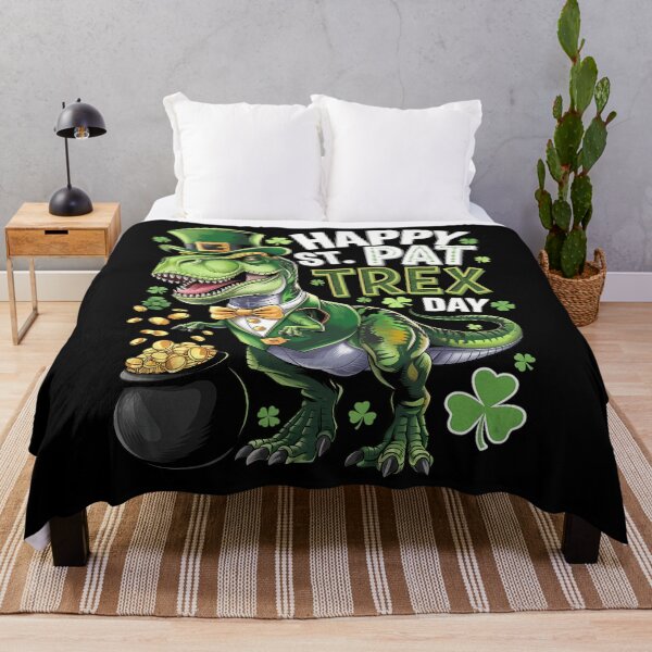 Item preview, Dinosaur St Patricks Day Happy St Pat Trex T rex Boys designed and sold by AsteriskDatBArt.