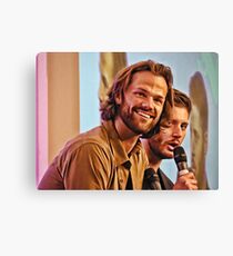 Jared Padalecki and Jensen Ackles - Asylum Con. Canvas Print