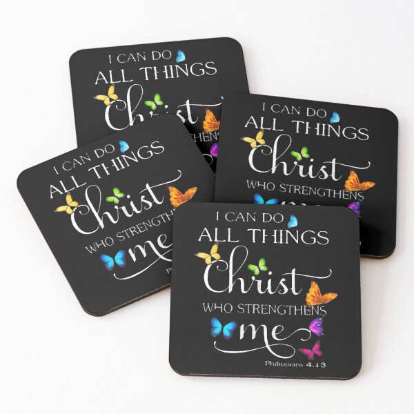 Item preview, I Can Do All Things Through Christ Philippians 413 Bible designed and sold by charitashmoqs.