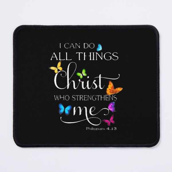 Item preview, I Can Do All Things Through Christ Philippians 413 Bible designed and sold by charitashmoqs.