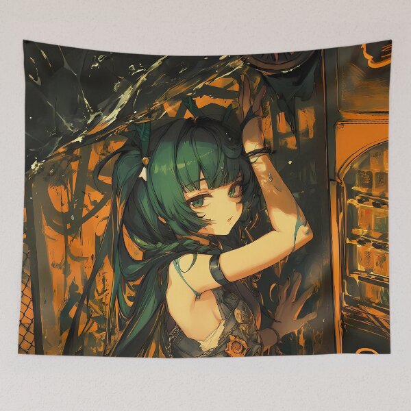 Item preview, Qingyi Zenless Zone Zero Anime Girl Urban Cyberpunk Vending Machine designed and sold by HumbertoValveno.