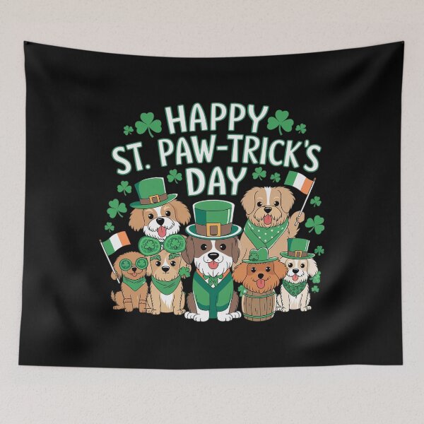 Item preview, Happy Saint Patrick's Day Dog Puppy Lover for kids boys designed and sold by AsteriskDatBArt.