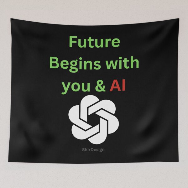 Item preview, Future Begins With You AI – Motivational Tech designed and sold by jeuwlxuywy74.