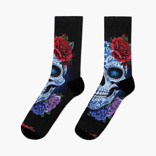 Item preview, Porcelain Skull Blooming with Roses designed and sold by Grafititee.