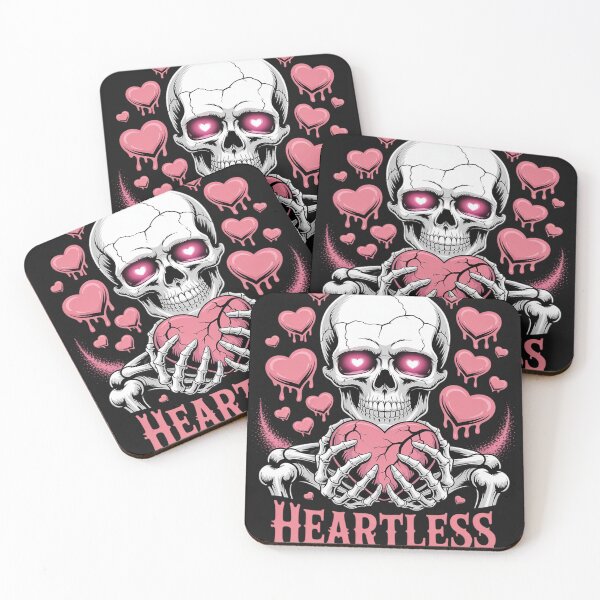 Item preview, Heartless Gothic Skull Love Spooky Skeleton Heart designed and sold by Eskomeranola.