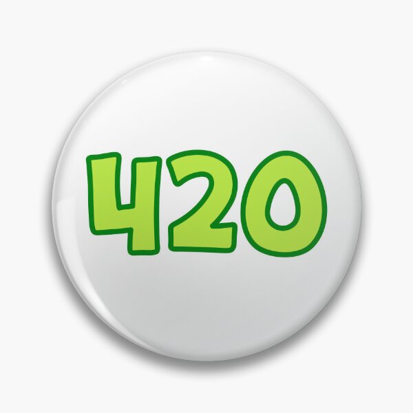 Item preview, 420, Green Outline designed and sold by Memes N Lore .