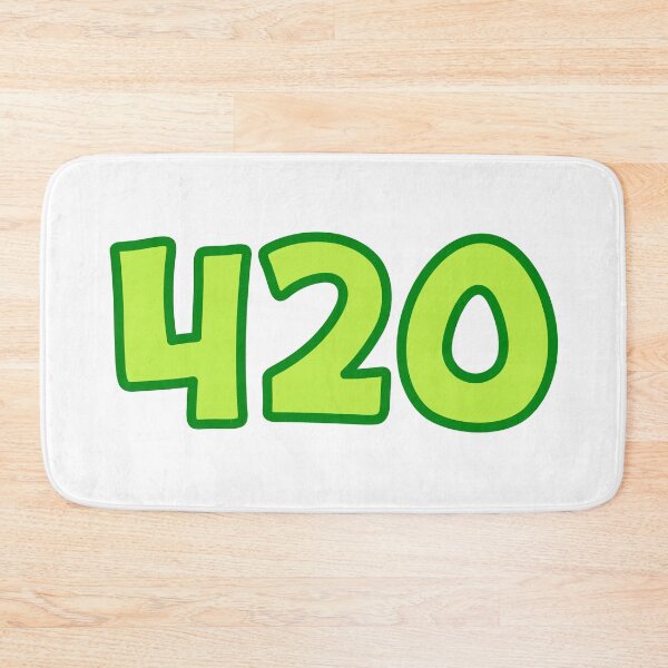Item preview, 420, Green Outline designed and sold by Memes N Lore .