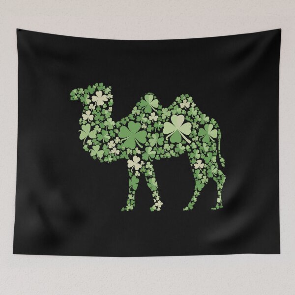 Item preview, Camel Irish Shamrock Clover - St Patricks Day designed and sold by AsteriskDatBArt.
