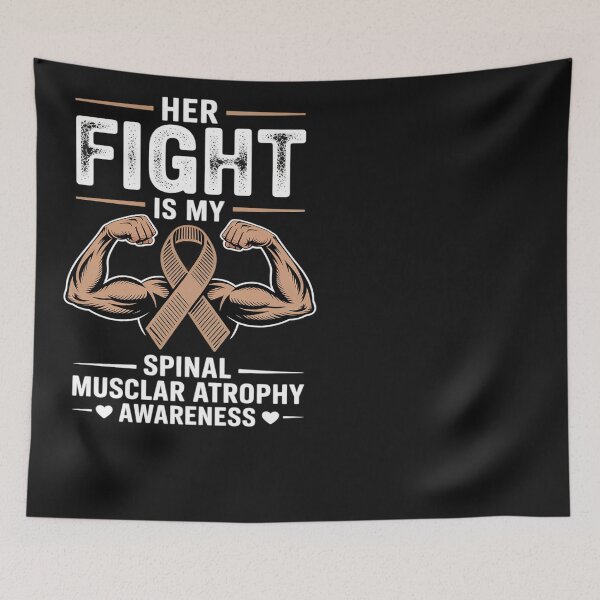 Item preview, Her Fight is My Fight Spinal Muscular Atrophy SMA Awareness designed and sold by Eskomeranola.
