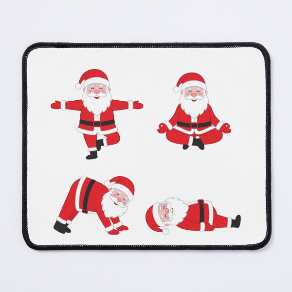 Item preview, Yoga Santa Funny Christmas Holiday Graphic for Fitness Lover designed and sold by chattsuede.
