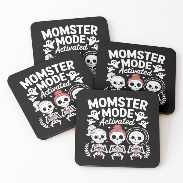 Item preview, Momster Mode Activated Skeleton Mom Crew Halloween designed and sold by FndPardaL.