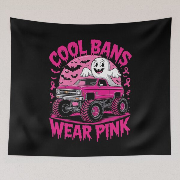 Item preview, Monster Truck Breast Cancer Awareness Cool Boys Wear Pink designed and sold by FndPardaL.