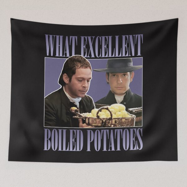 Item preview, Pride And Prejudice What Exellent Boiled Potatoes Meme designed and sold by CalvinMccullou8.
