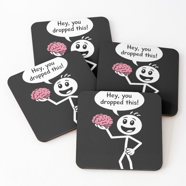 Item preview, Hey You Dropped This Brain Your Brain Funny designed and sold by Eskomeranola.