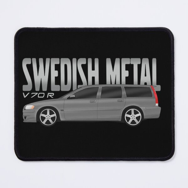 Item preview, V70R Gray Metallic Swedish Metal designed and sold by KarenfgTees.