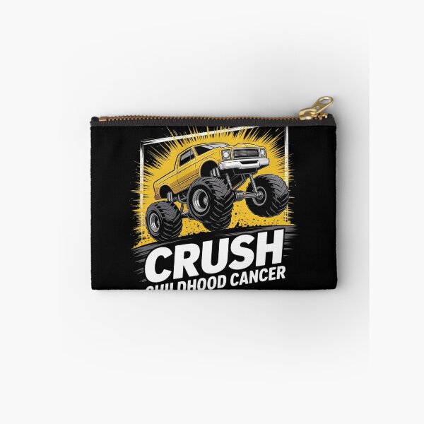 Item preview, Monster Truck Crush Childhood Cancer Awareness designed and sold by FndPardaL.