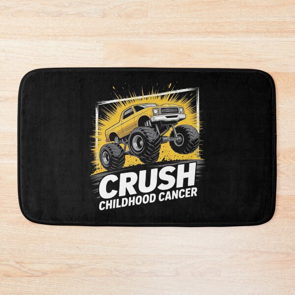 Item preview, Monster Truck Crush Childhood Cancer Awareness designed and sold by FndPardaL.