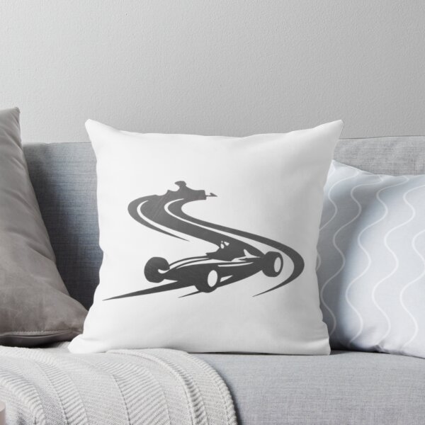Item preview, Two race cars speeding through a sharp curve on a racetrack_12 designed and sold by Aariq.