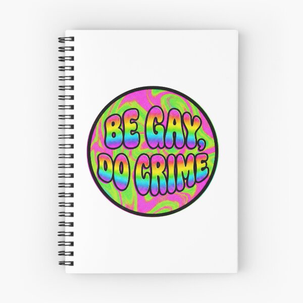 Item preview, Ser gay hacer crimen designed and sold by graphic-genie.