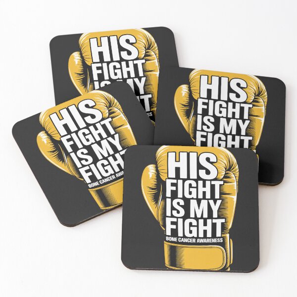 Item preview, His Fight Is My Fight Bone Cancer Awareness Supporter designed and sold by Eskomeranola.