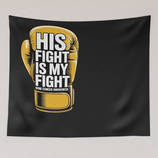 Item preview, His Fight Is My Fight Bone Cancer Awareness Supporter designed and sold by Eskomeranola.