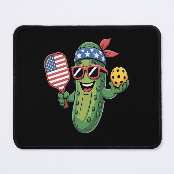 Item preview, Patriotic Pickleball Paddle Pickle USA Flag Sports designed and sold by catsdothingz.
