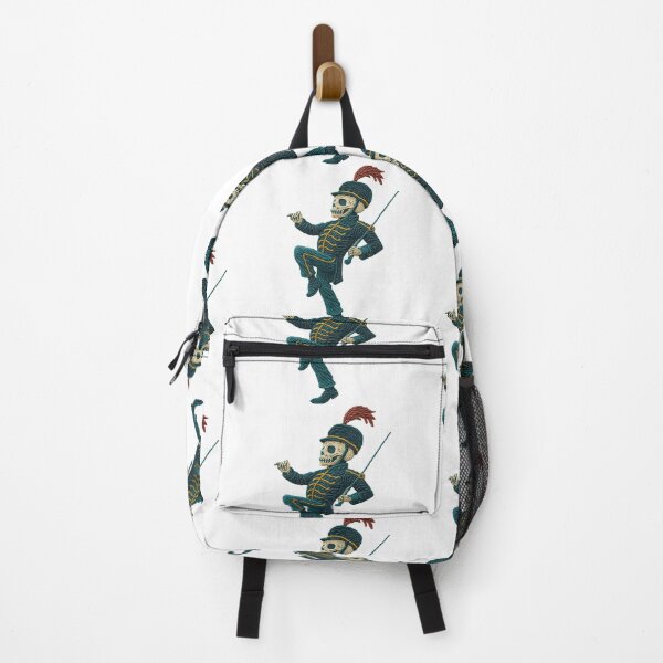 Item preview, Embroidered Gothic Parade Skeleton – Marching Soldier Sticker designed and sold by Gurjeetpixelart.