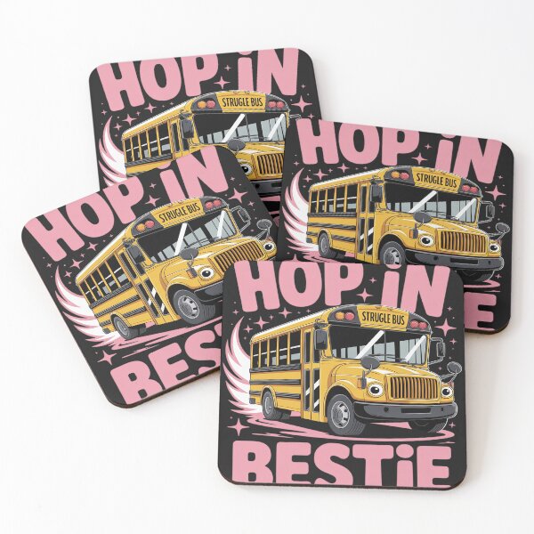 Item preview, Hop In Bestie Struggle Bus Mental Health Awareness Support designed and sold by Eskomeranola.