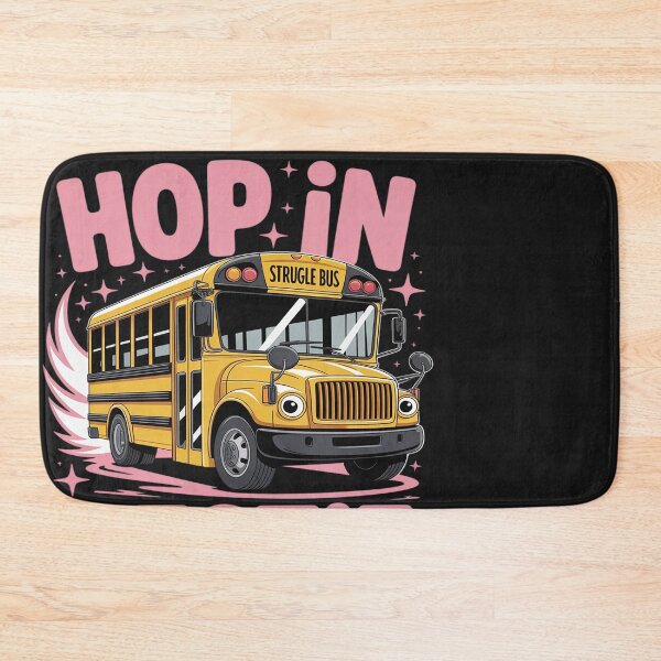 Item preview, Hop In Bestie Struggle Bus Mental Health Awareness Support designed and sold by Eskomeranola.