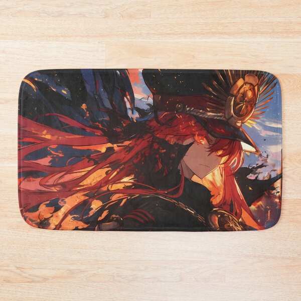 Item preview, Nobunaga Oda Fate Grand Order Game Girl Flaming Battlefield Samurai Aura Crimson Power designed and sold by HumbertoValveno.