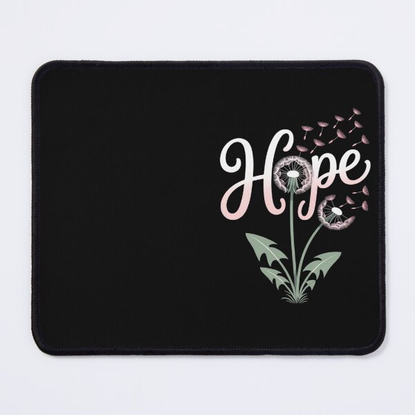 Item preview, Hope Pink Ribbon Dandelion Breast Cancer Awareness Warrior designed and sold by Eskomeranola.