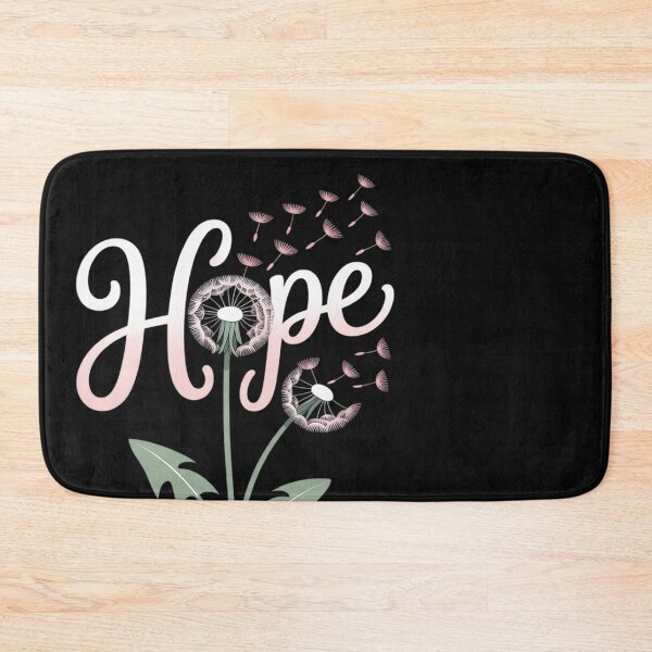 Item preview, Hope Pink Ribbon Dandelion Breast Cancer Awareness Warrior designed and sold by Eskomeranola.
