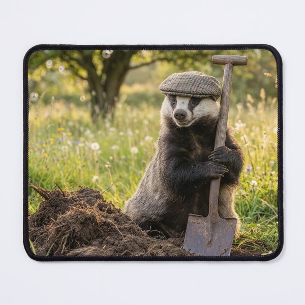 Item preview, An Industrious Badger designed and sold by Tridentulus.