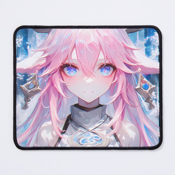 Item preview, Yae Miko Genshin Impact Game Girl Mystic Shrine Ice Blue Radiance Fox Spirit designed and sold by HumbertoValveno.