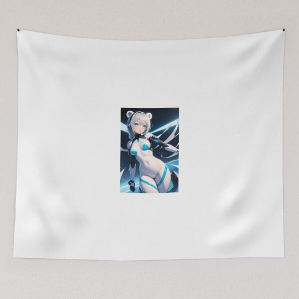Item preview, Ninaka Fufuyu Cyber Pop Fan Art - White Sci-Fi Bodysuit designed and sold by iloveanimechibi.