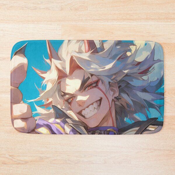 Item preview, Arataki Itto Genshin Impact Game Oni Pride Thunder Sky Laughing Strength designed and sold by HumbertoValveno.
