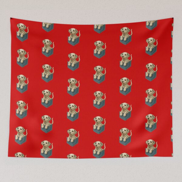 Item preview, Pocket-Sized Dalmatian Puppy | Painterly Dog in Denim Pocket designed and sold by TroyTheTerrific.
