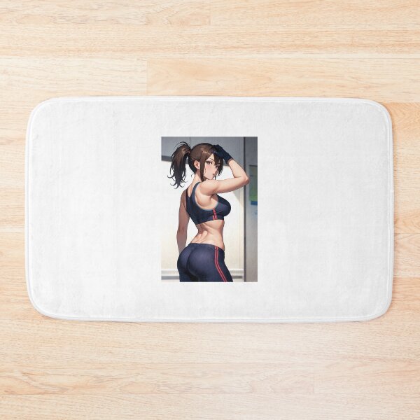 Item preview, Fit Gym Anime Girl Art | Workout Waifu in Sports Bra | Athletic Fitness Training Motivation designed and sold by iloveanimechibi.
