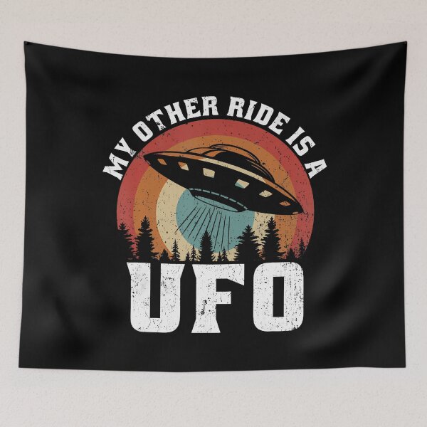 Item preview, My Other Ride Is A Ufo Alien designed and sold by SarahLorri.
