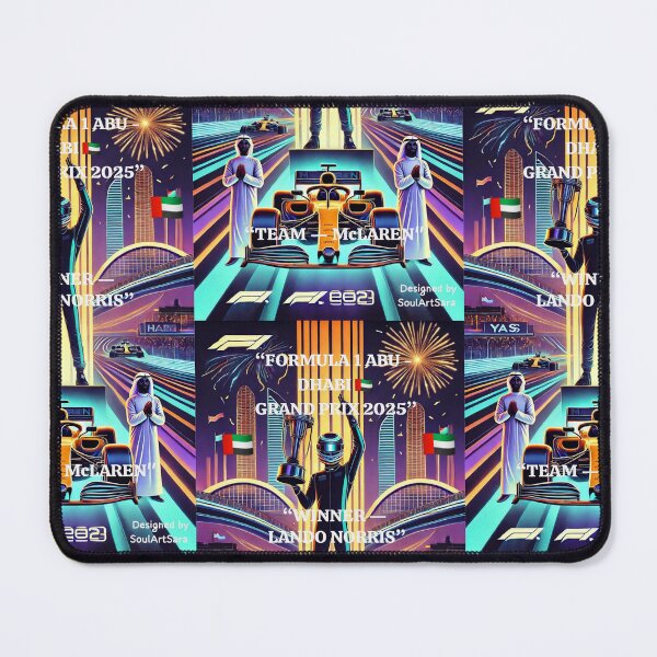 Item preview, Futuristic Race Victory Poster - Desert Night Edition designed and sold by SoulArtSara.