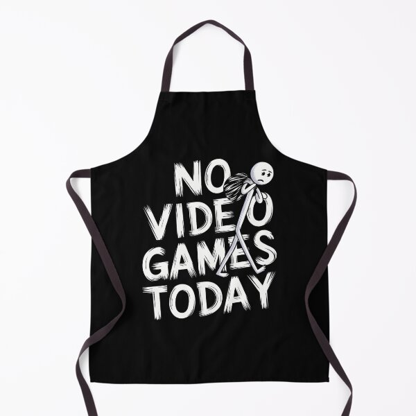 Item preview, No Video Games Today Funny Sad Gamer Stick Man Bundle designed and sold by SarahLorri.