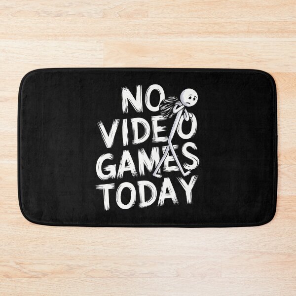 Item preview, No Video Games Today Funny Sad Gamer Stick Man Bundle designed and sold by SarahLorri.
