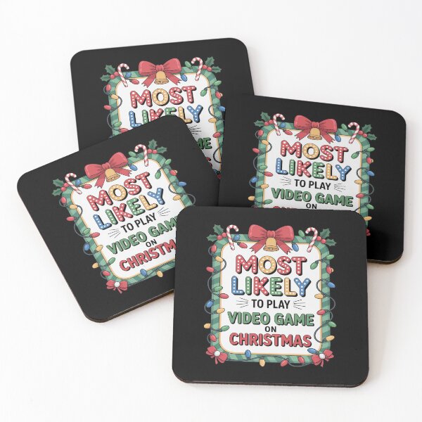 Item preview, Most Likely to Play Video Games On Christmas Coquette Bow designed and sold by JaskconLIfe23.