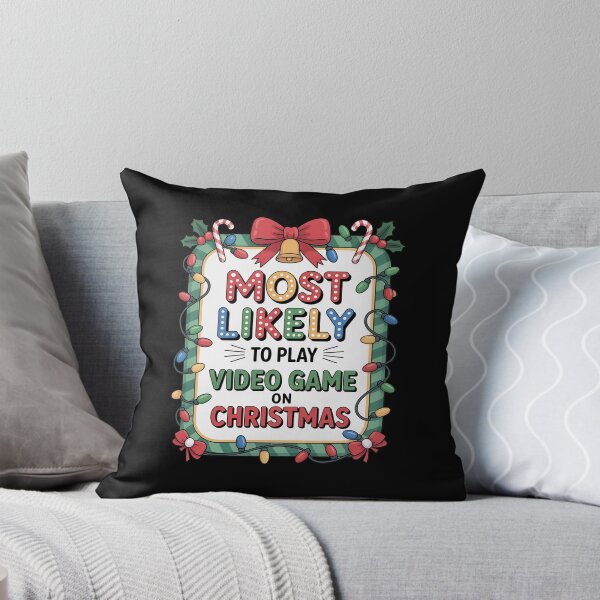 Item preview, Most Likely to Play Video Games On Christmas Coquette Bow designed and sold by JaskconLIfe23.