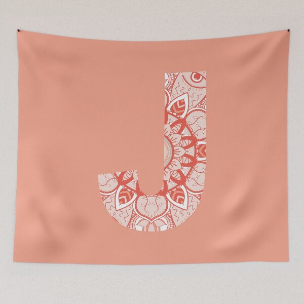Item preview, Pink J Mandala designed and sold by abirose30.